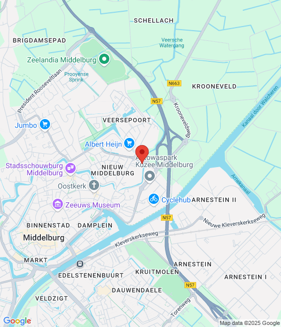 Google maps image for Notrufstation für Allgemeinmediziner Walcheren – Middelburg