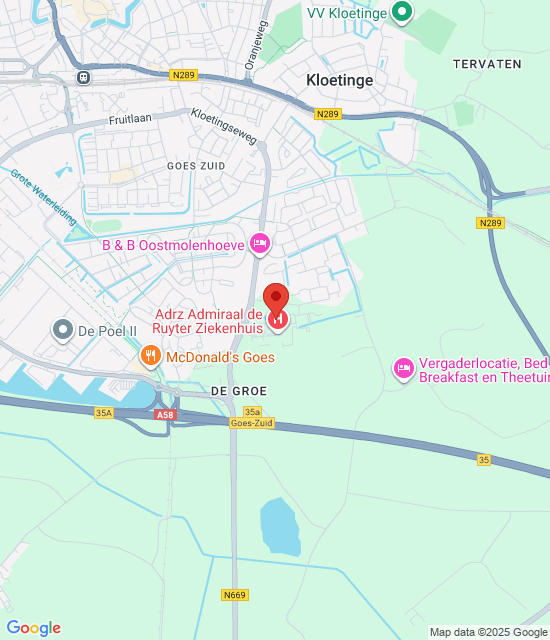 Google maps image for Lekarz Rodzinny Stacja Pogotowia Ratunkowego de Bevelanden – Goes