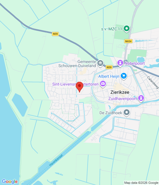 Google maps image for Punkt ratunkowy lekarza rodzinnego Schouwen-Duiveland – Zierikzee