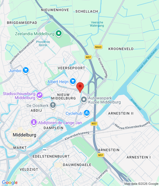 Google maps image for Stacja Pogotowia Ratunkowego Lekarza Rodzinnego Walcheren – Middelburg