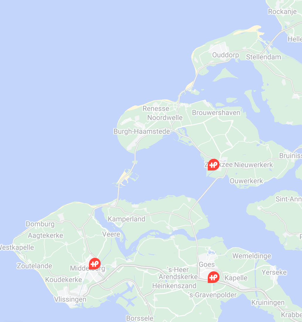Overview GP stations locations