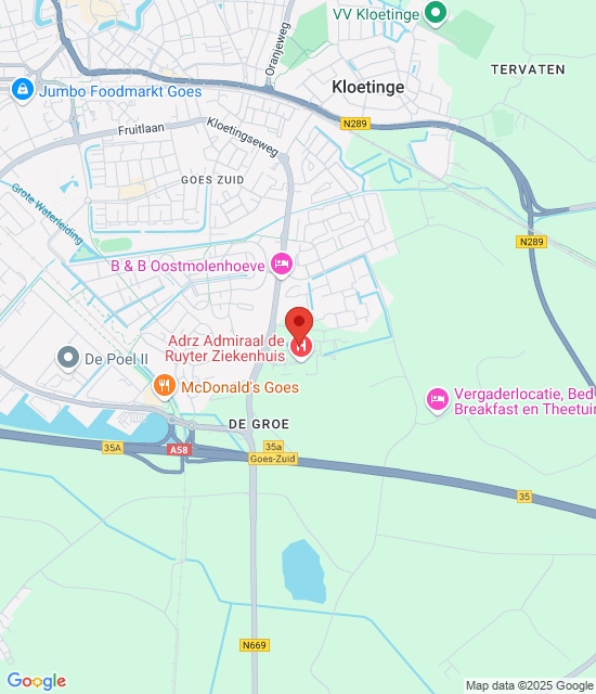 Google maps afbeelding voor Huisartsenspoedpost de Bevelanden – Goes