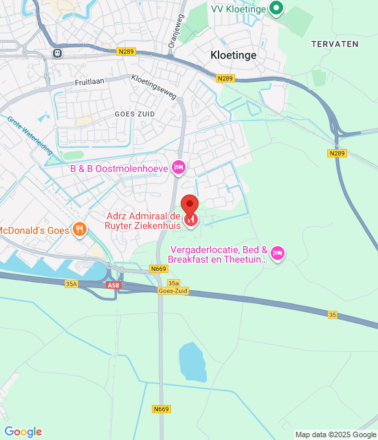 Google maps afbeelding voor Huisartsenspoedpost de Bevelanden – Goes