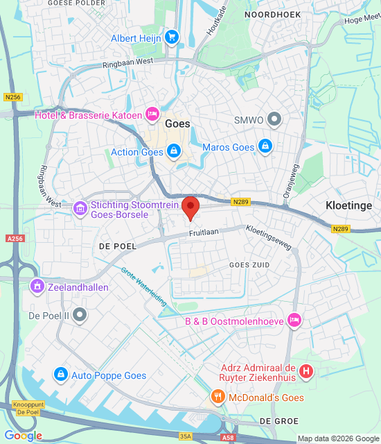 Google maps afbeelding voor Zeeuwse Service Apotheek