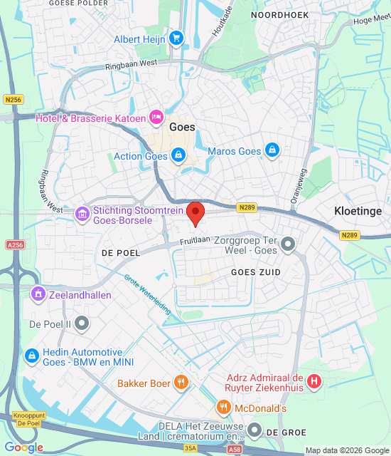 Google maps afbeelding voor Zeeuwse Service Apotheek