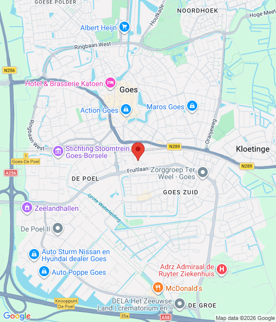 Google maps afbeelding voor Zeeuwse Service Apotheek