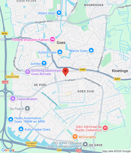 Google maps afbeelding voor Zeeuwse Service Apotheek